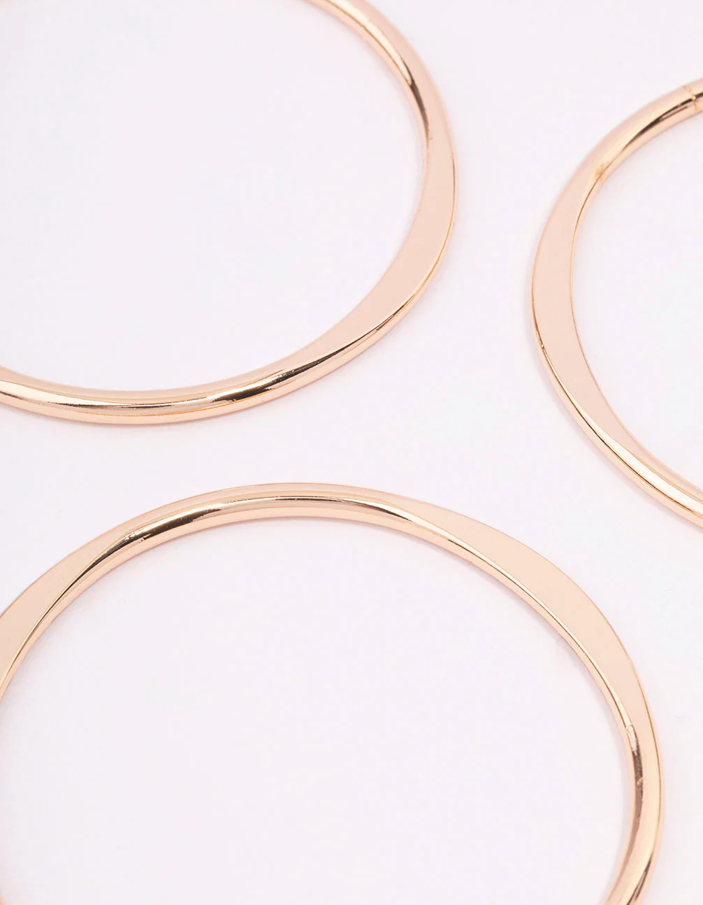 Gold Smooth Organic Bangle 3-Pack - Image 2