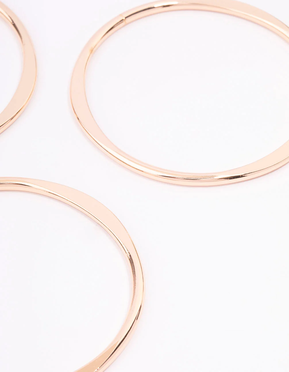 Gold Smooth Organic Bangle 3-Pack - Image 3