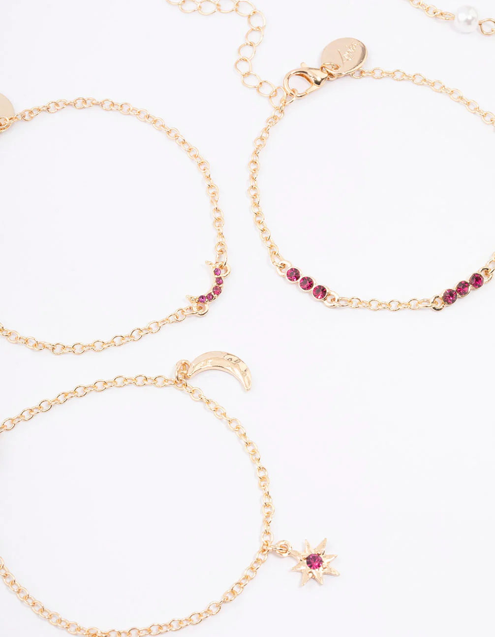 Gold Star Moon Bracelet & Anklet 5-Pack - Image 2
