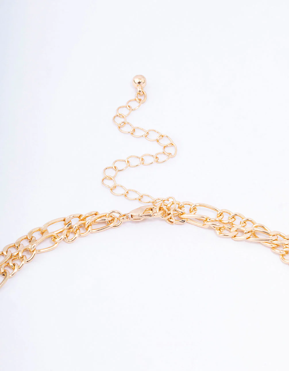 Gold Toggle Necklace & Earring Set - Image 3