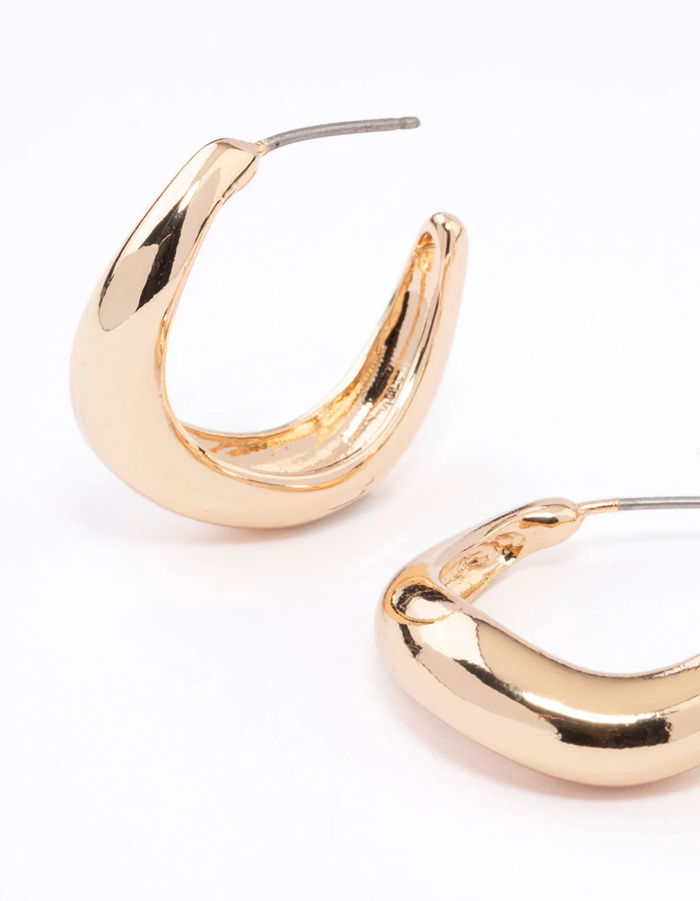 Gold Wave Matched Hoop Earring Pack - Image 2