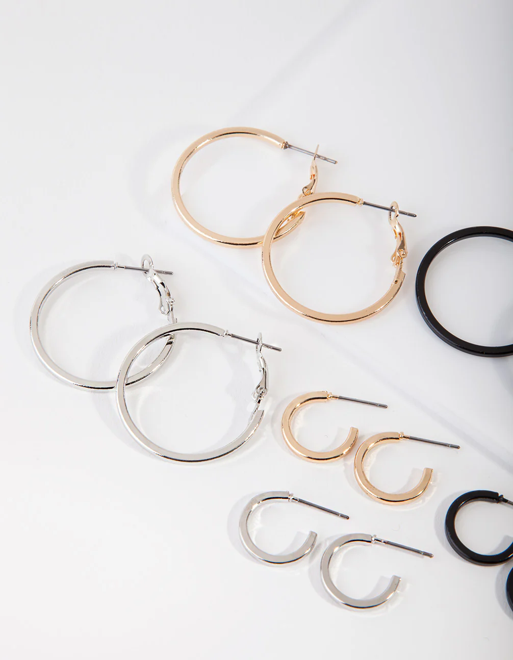 Mixed Metal Small & Large Hoop Pack - Image 2