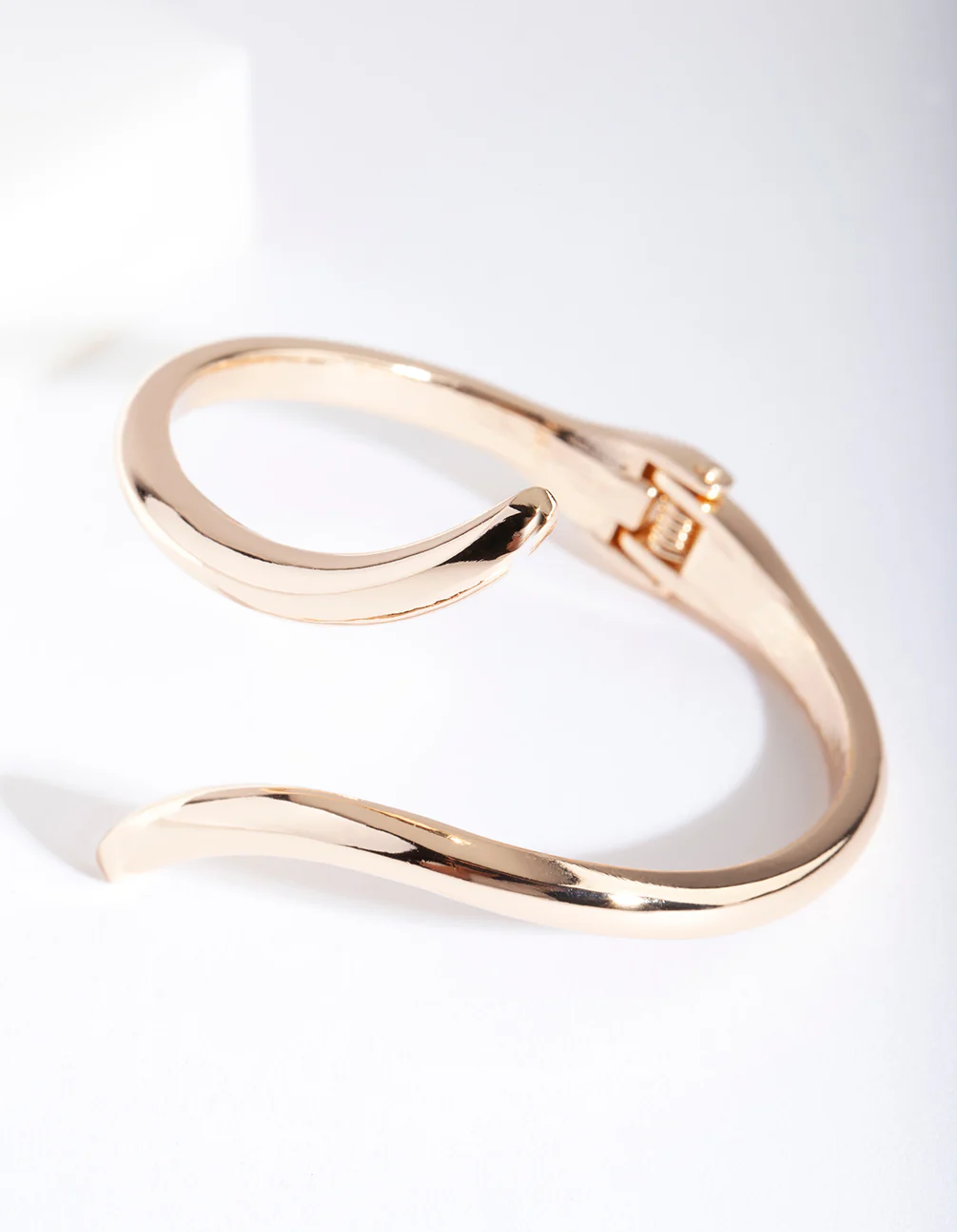 Gold Wrap Clamp Bangle - Image 2