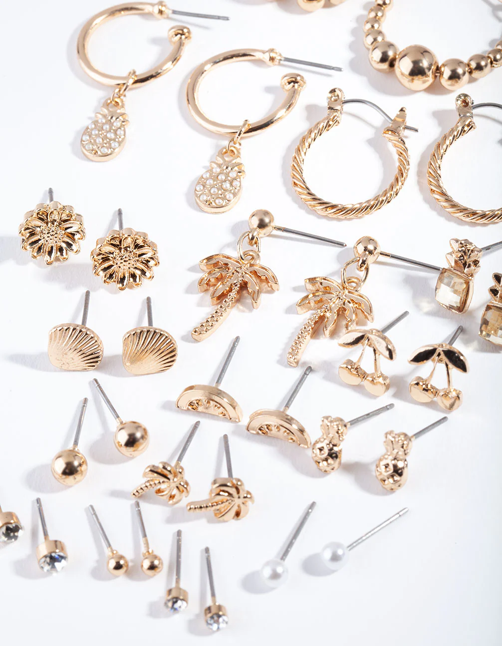 Gold Tropical Earring 16-Pack - Image 3