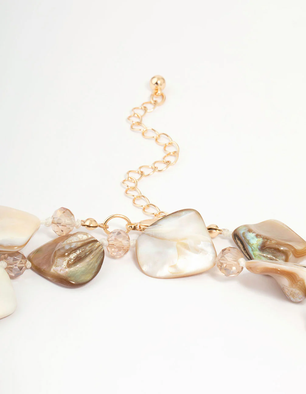 Genuine Shell Long Organic Necklace - Image 3