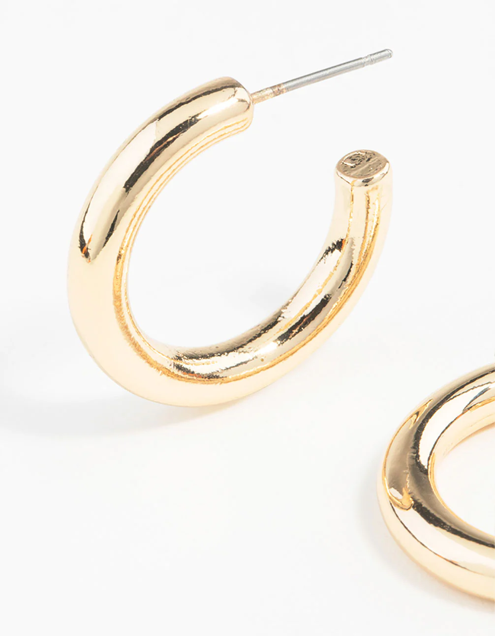 Gold Chunky Mini Hoop - Image 4