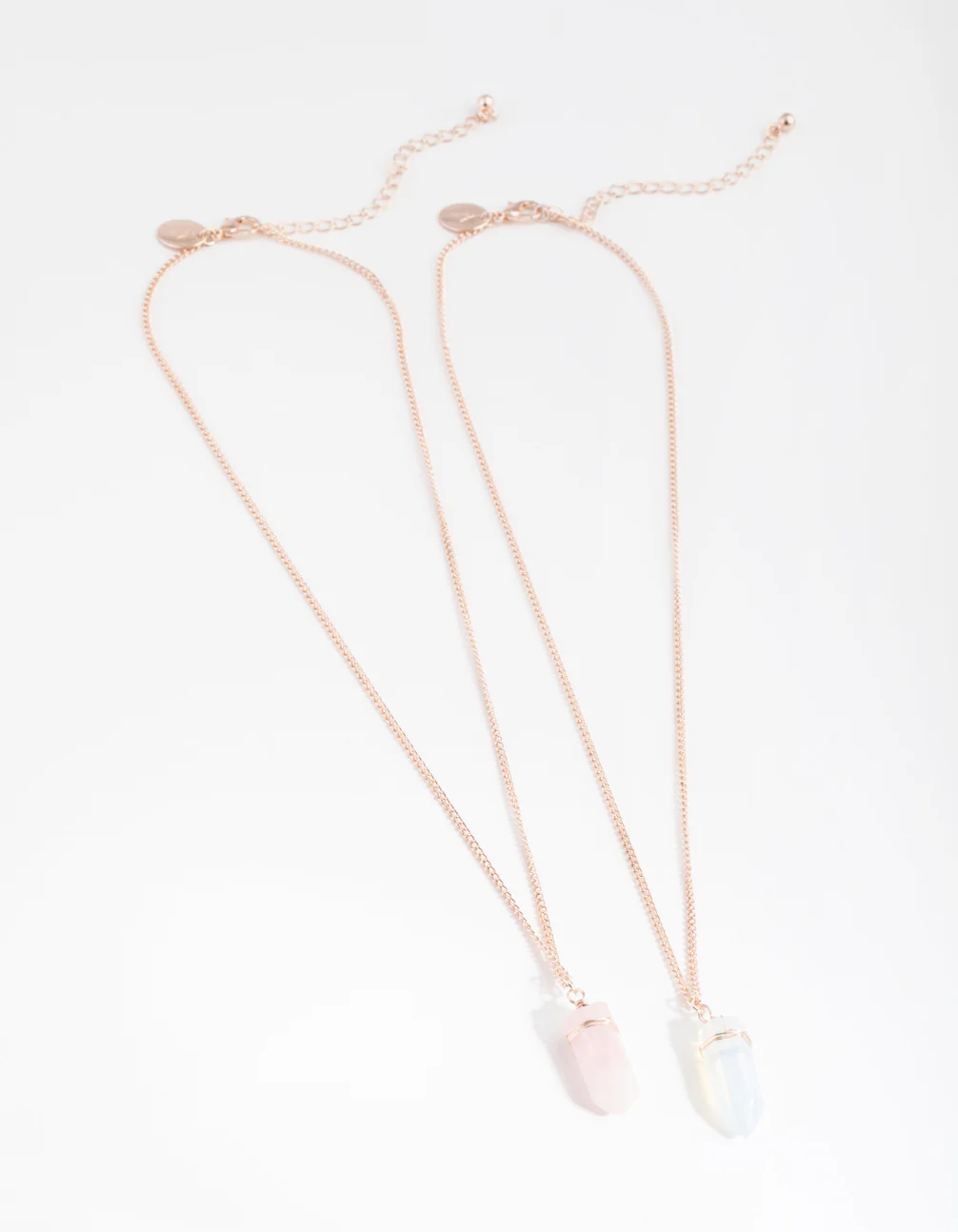 Mixed Metal Wrapped Shard Necklace pack - Image 2
