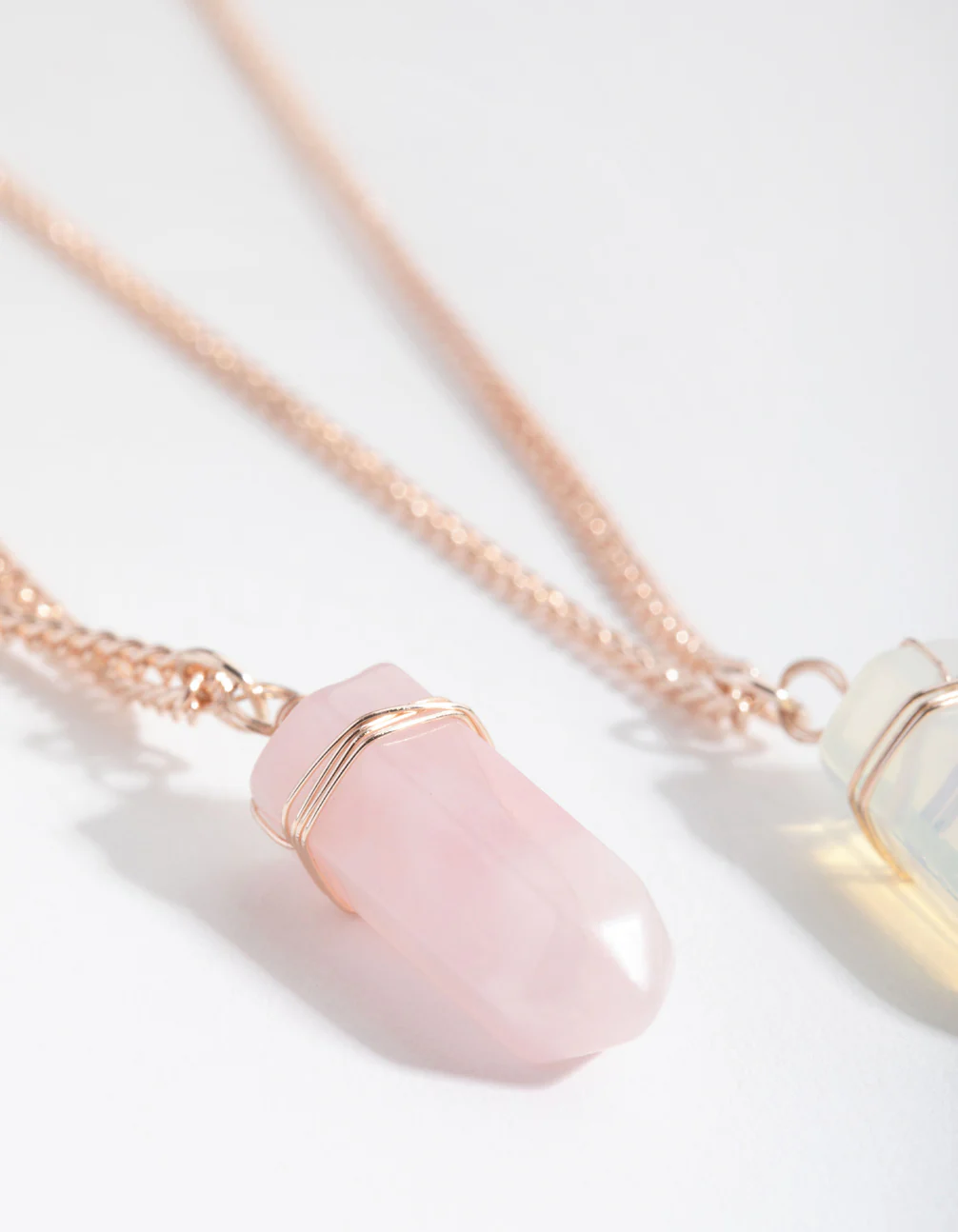 Mixed Metal Wrapped Shard Necklace pack - Image 4