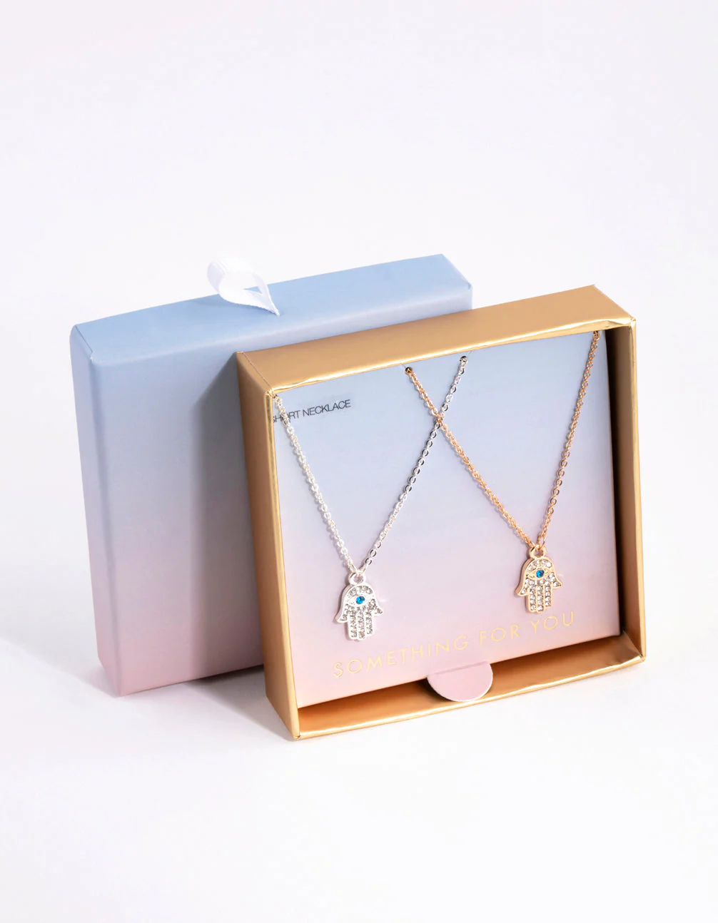 Mixed Metal Hamsa Hand Necklace Pack - Image 2