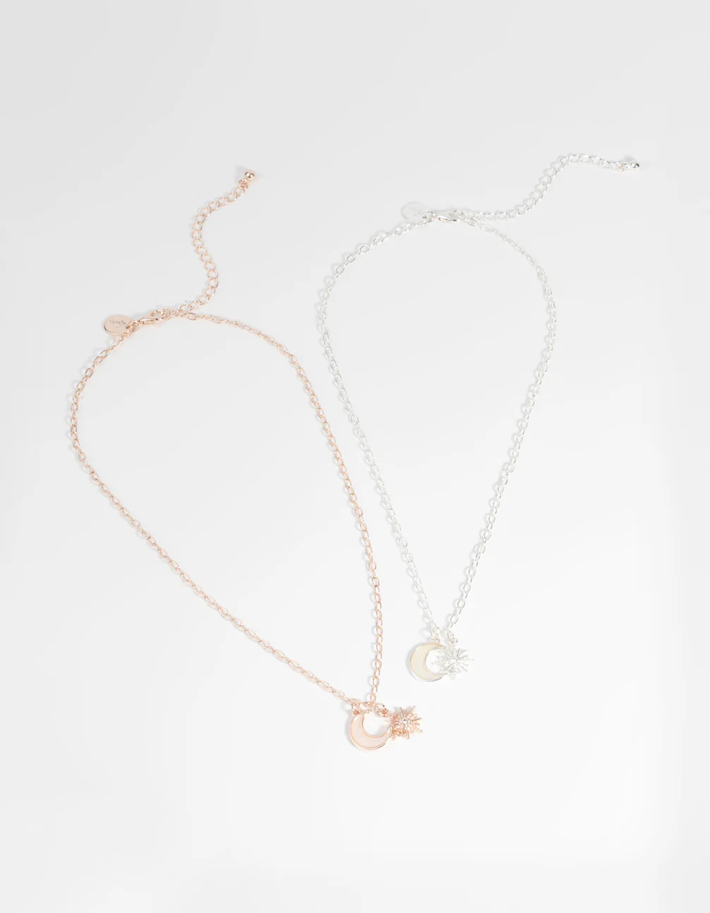 Mixed Metal Celestial Necklace Set - Image 2