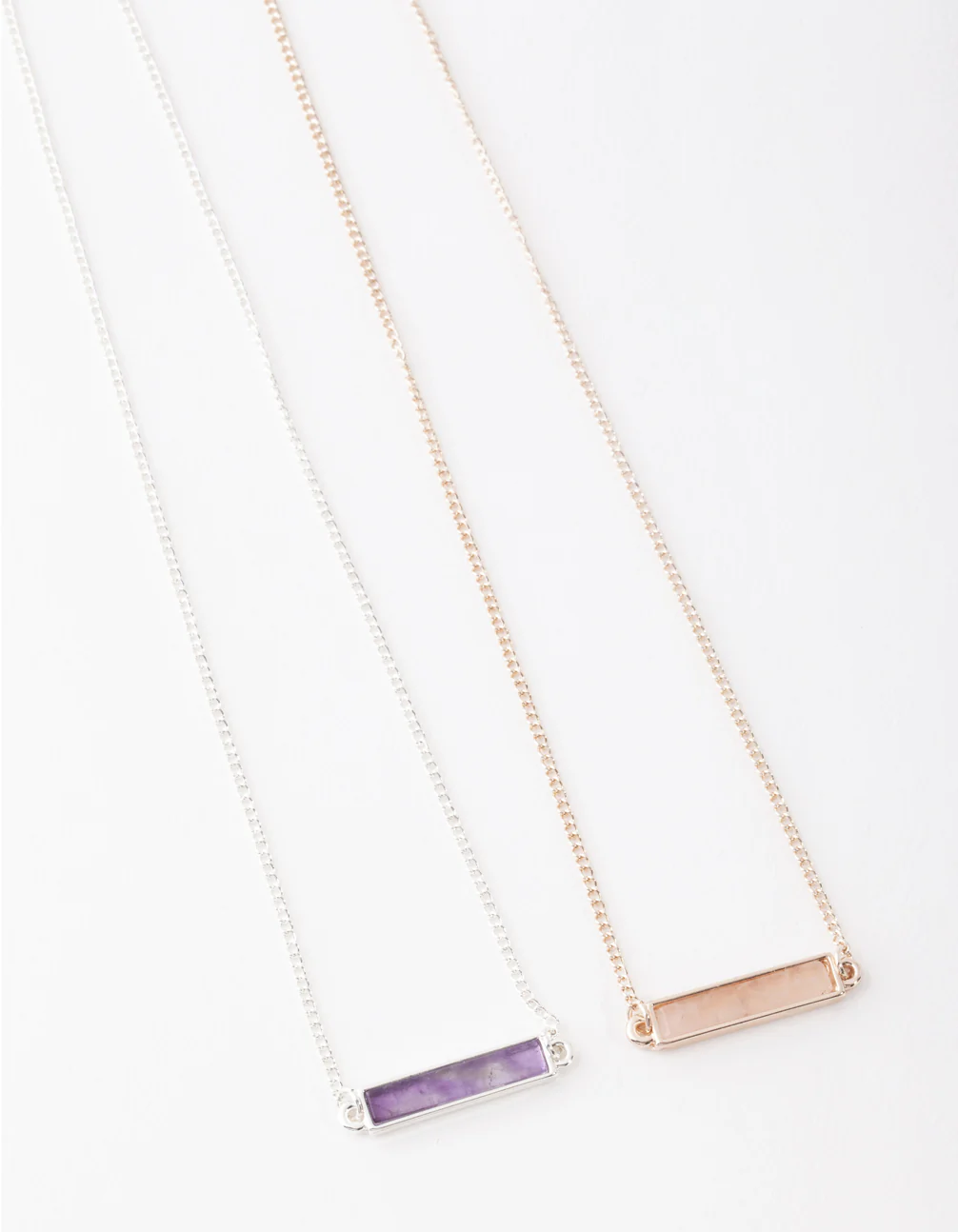 Mixed Metal Semi Precious Bar Bracelet Pack - Image 2