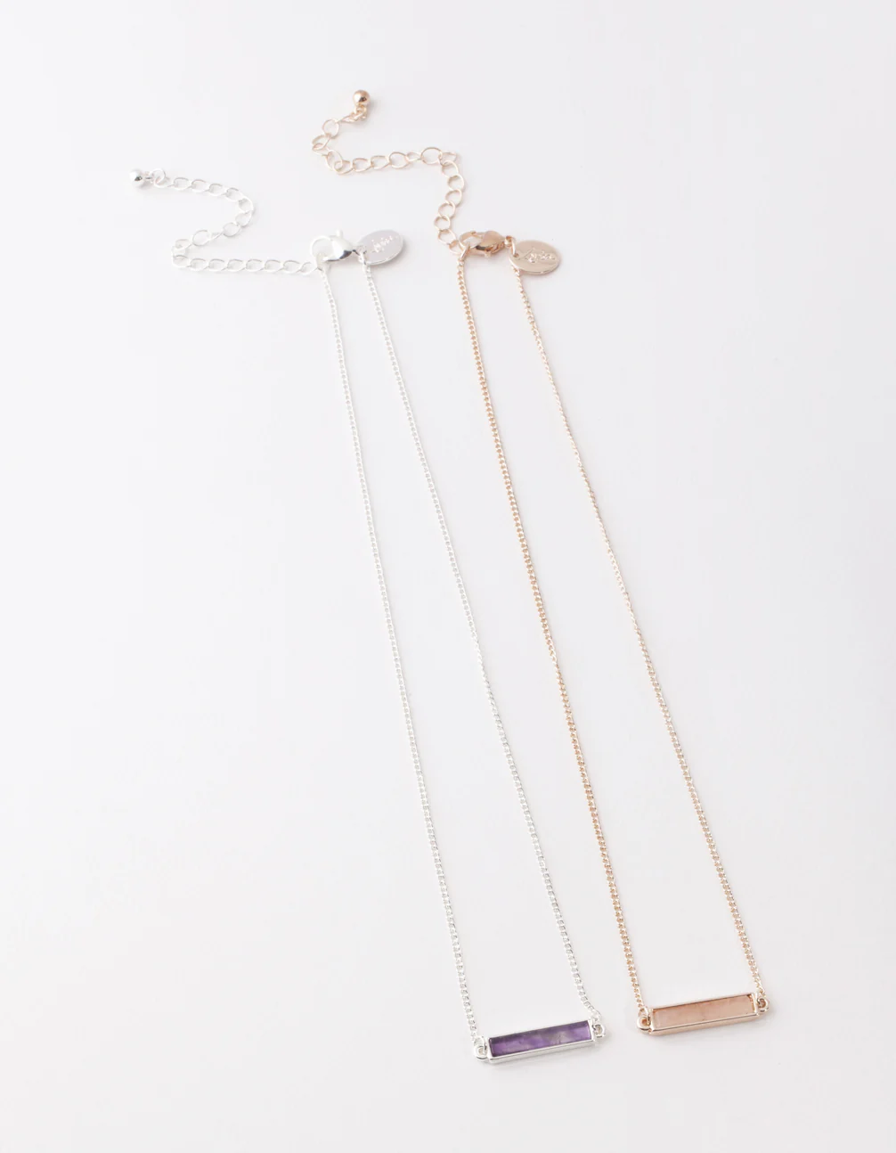 Mixed Metal Semi Precious Bar Bracelet Pack - Image 3