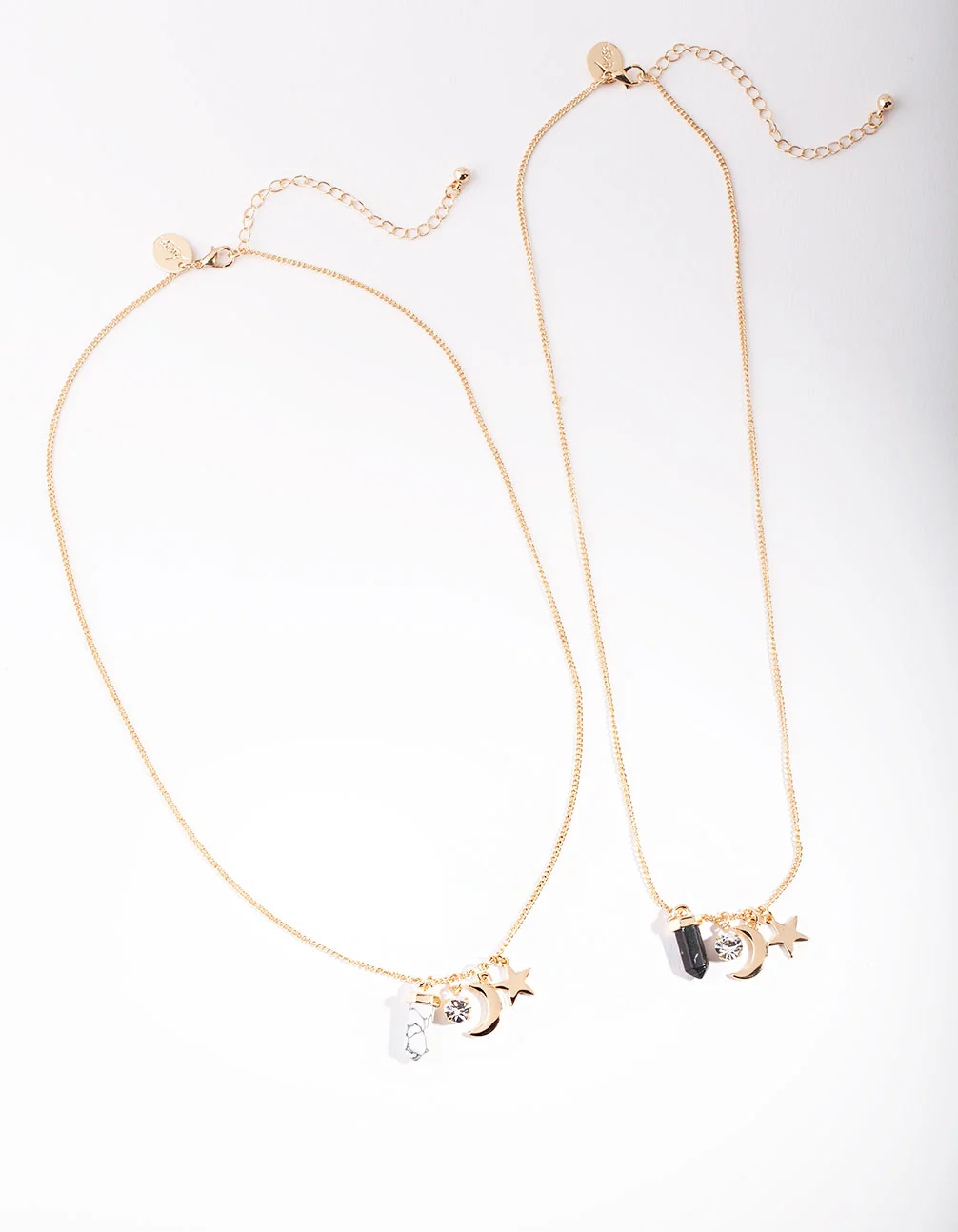 Gold Cluster Shard Necklace Gift Box - Image 2
