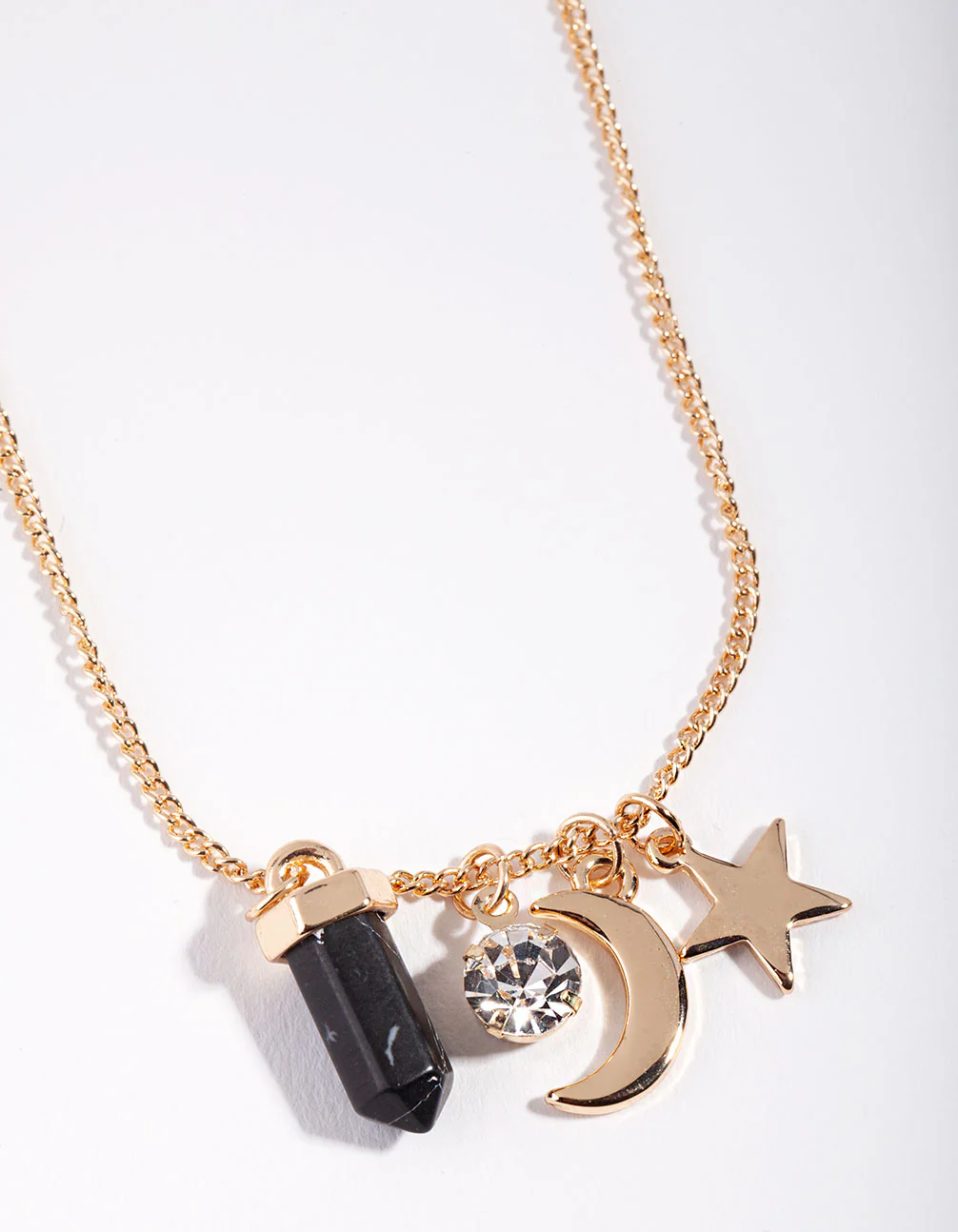 Gold Cluster Shard Necklace Gift Box - Image 3