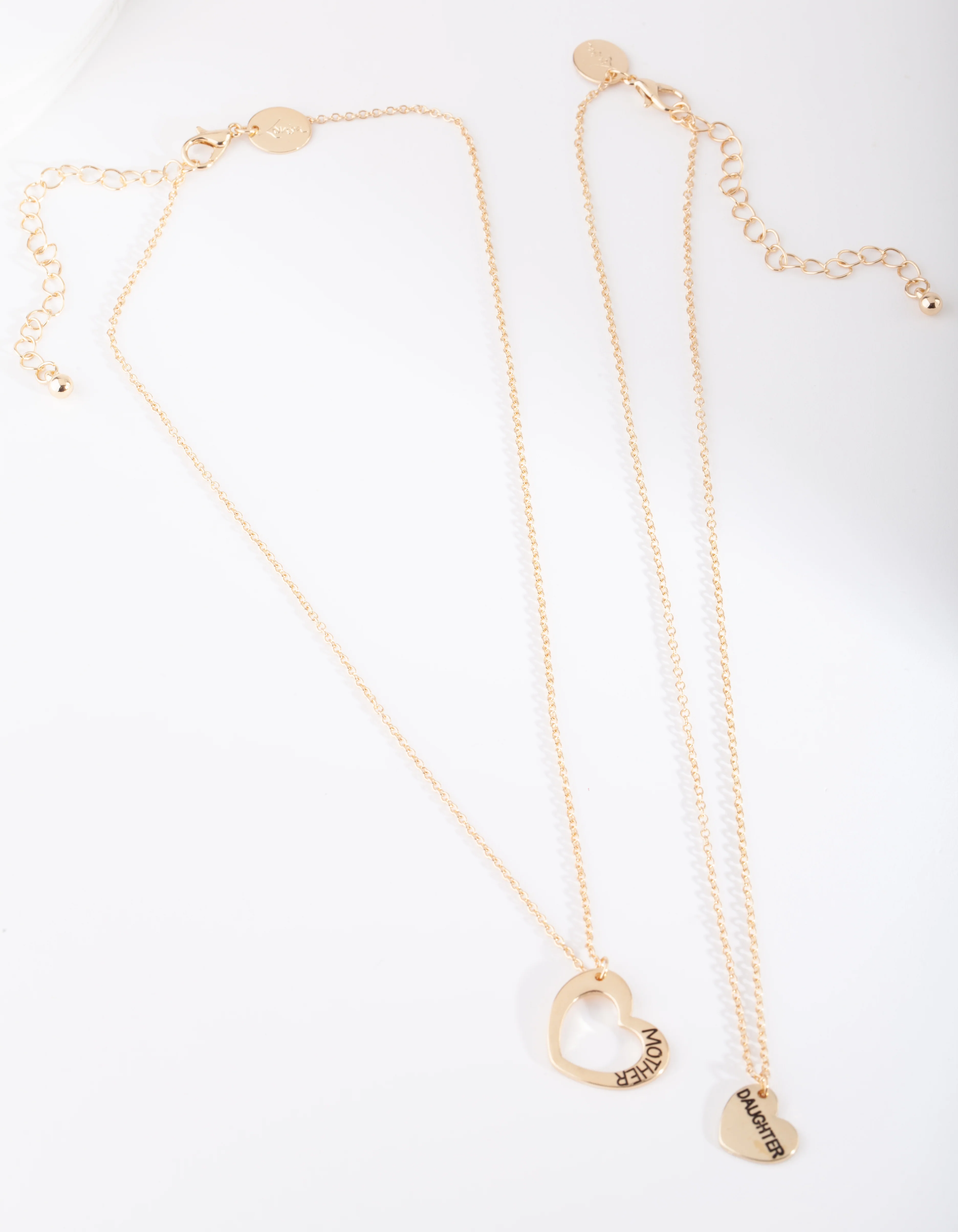 Mother & Daughter Gold Necklace Set - Image 2