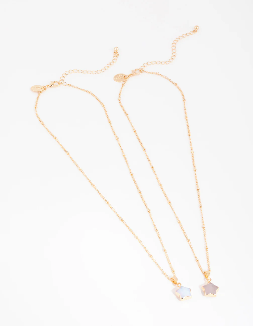 Gold Semi-Precious Star Necklace Pack - Image 2