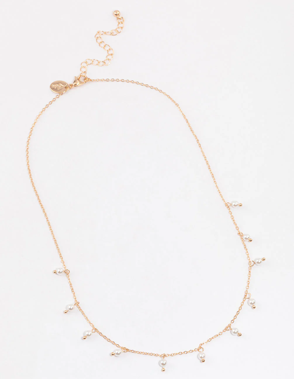 Gold Pearl Droplet Necklace & Polishing Set - Image 3