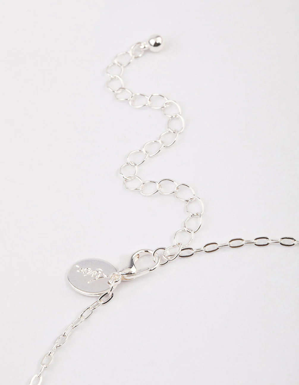 Silver Linked Circle Diamante Necklace & Polishing Set - Image 4