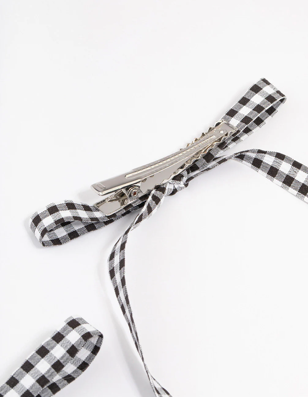 Gingham Fabric Bows 2-Pack - Image 3
