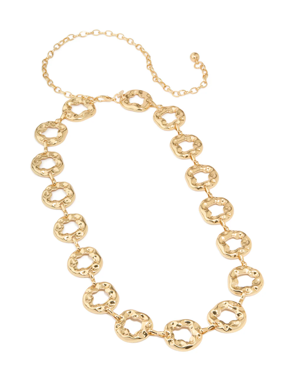 Gold Abstract Circle Belt - Image 2