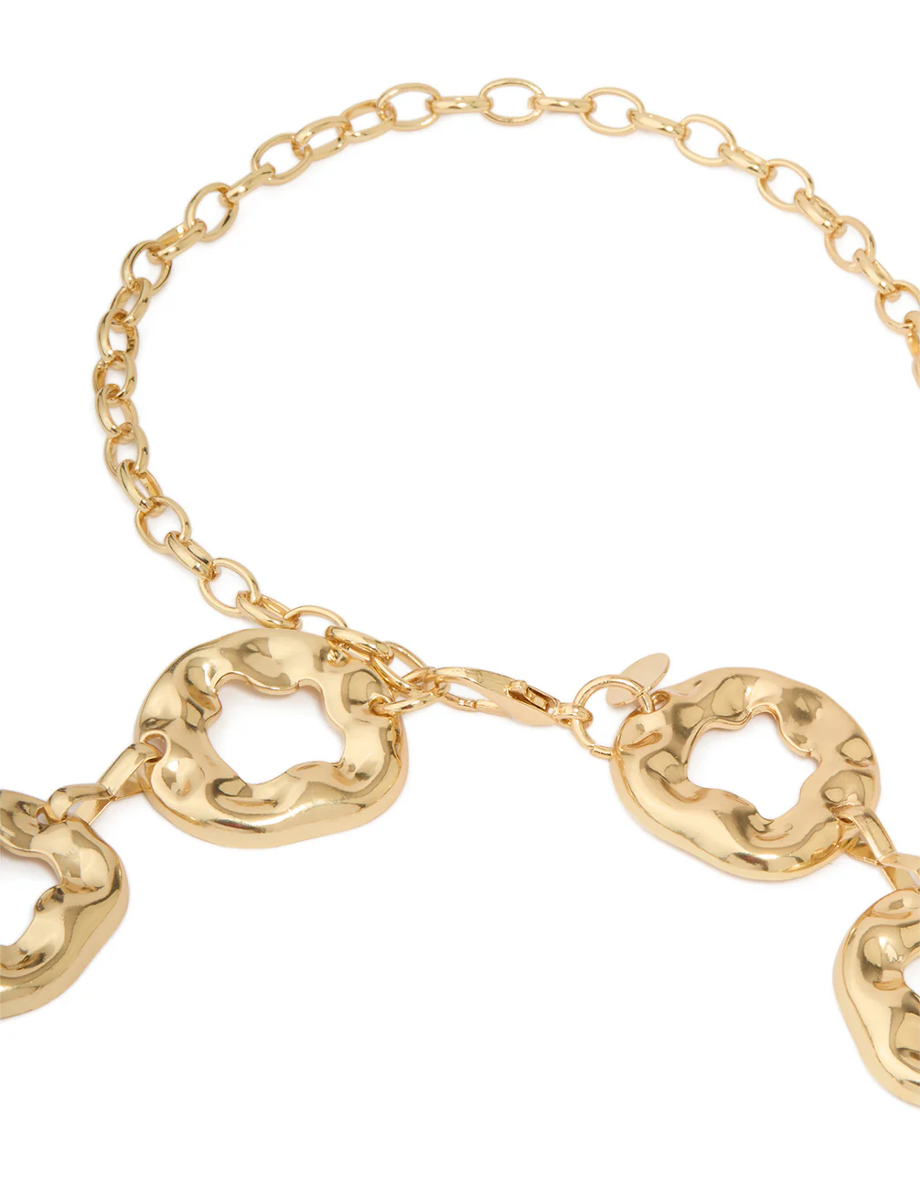 Gold Abstract Circle Belt - Image 3