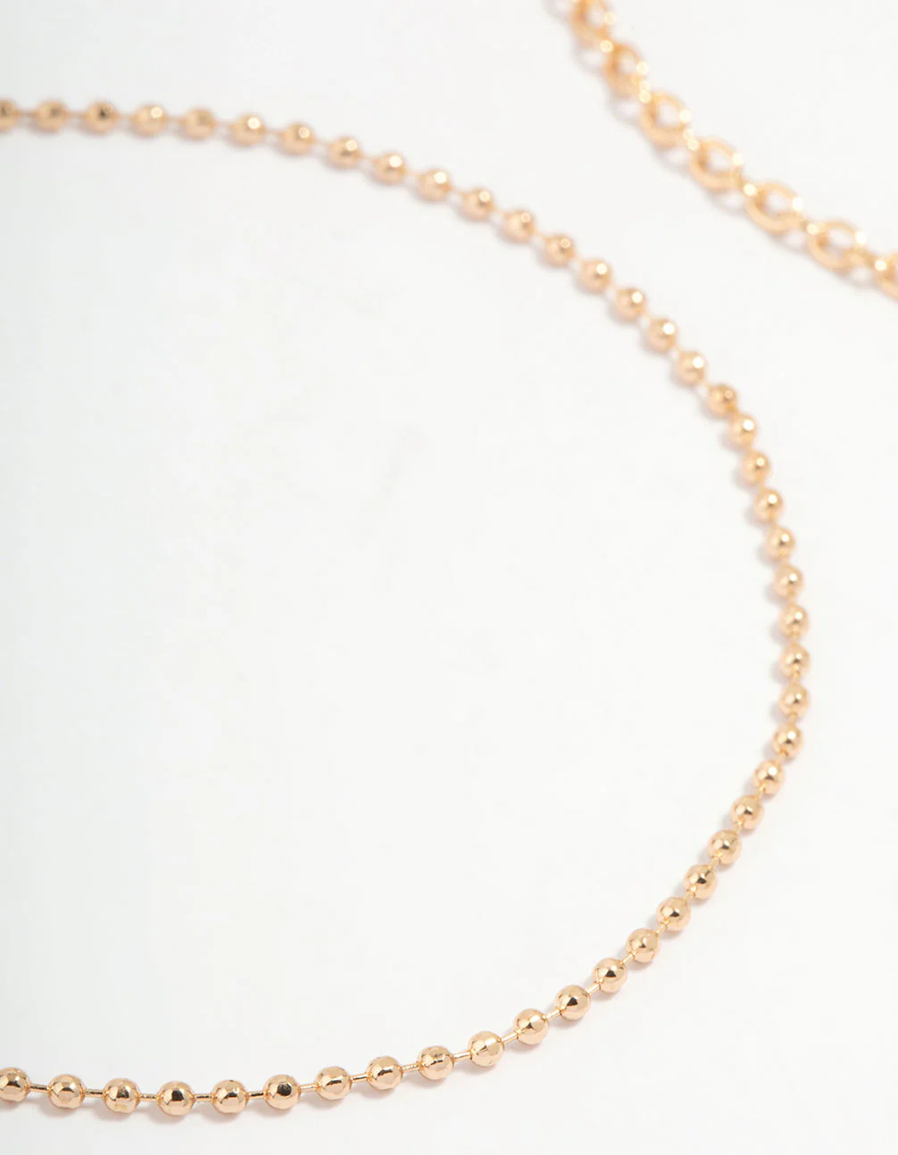 Gold Ball Planet Diamante Bracelets 2-Pack - Image 2