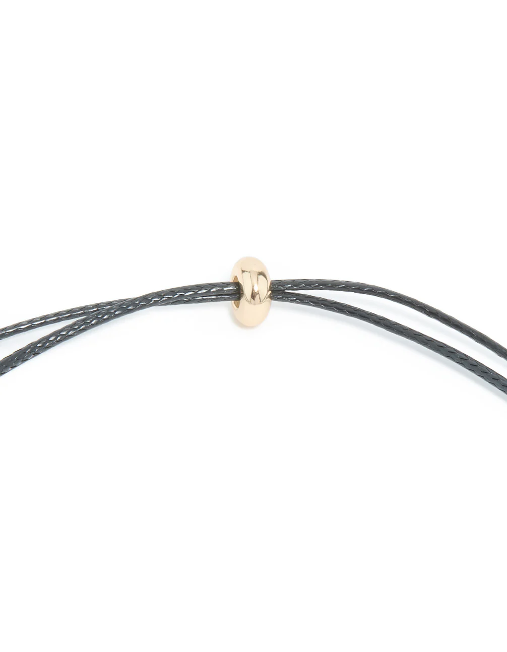 Gold Beaded & Black Tassel Long Necklace - Image 3