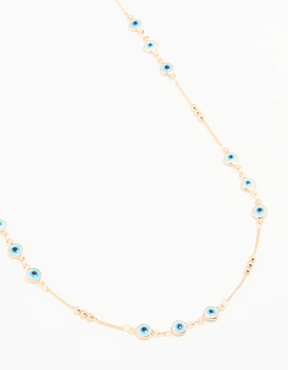 Gold Beaded Evil Eye Waist Chain