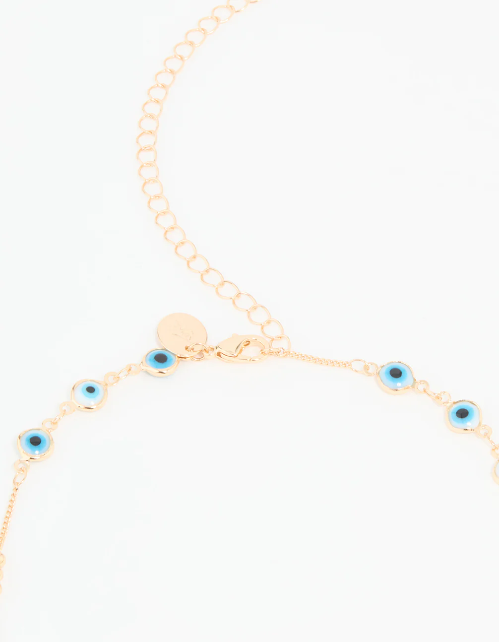 Gold Beaded Evil Eye Waist Chain - Image 3