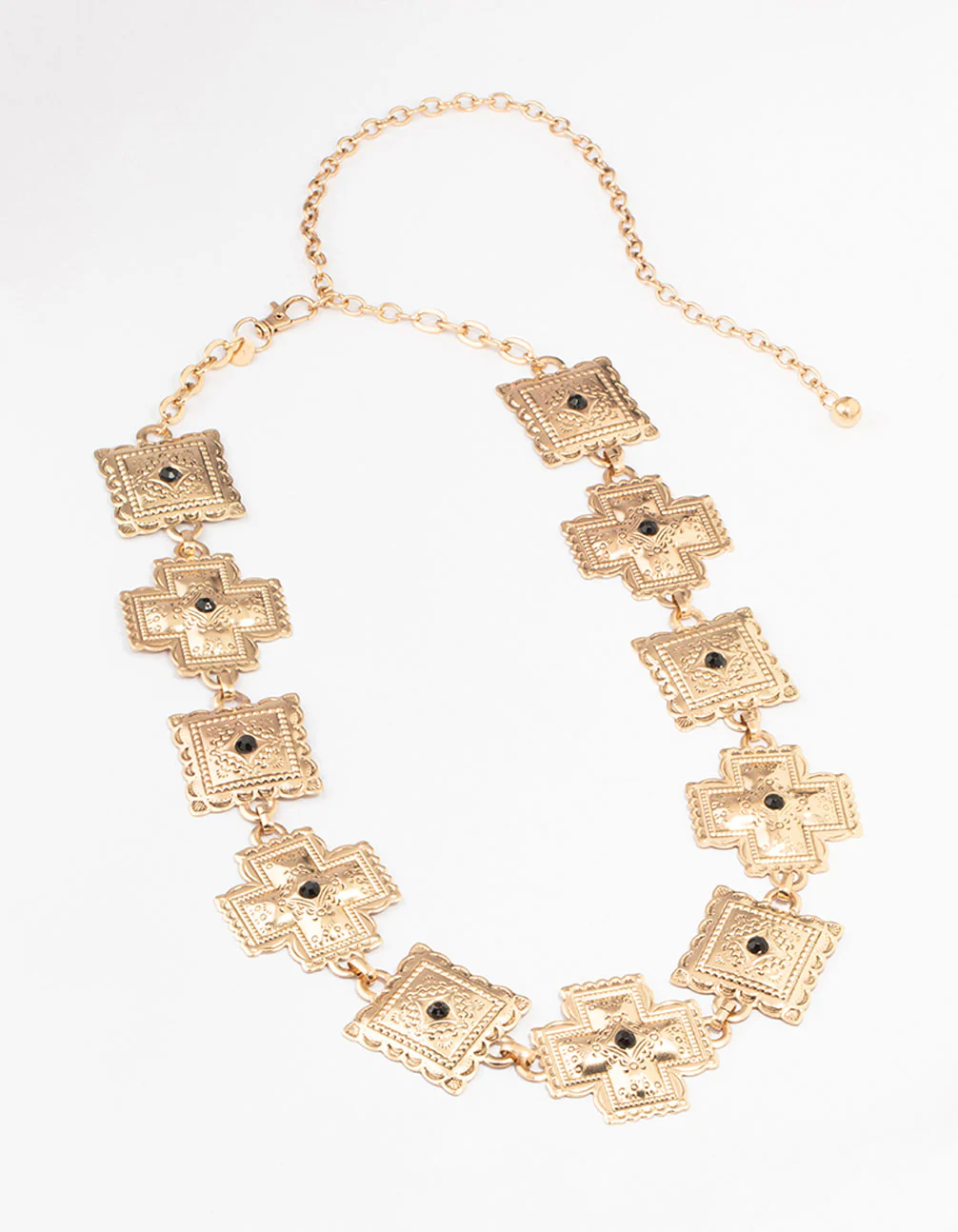 Gold Boho Square & Cross Belt - Image 2