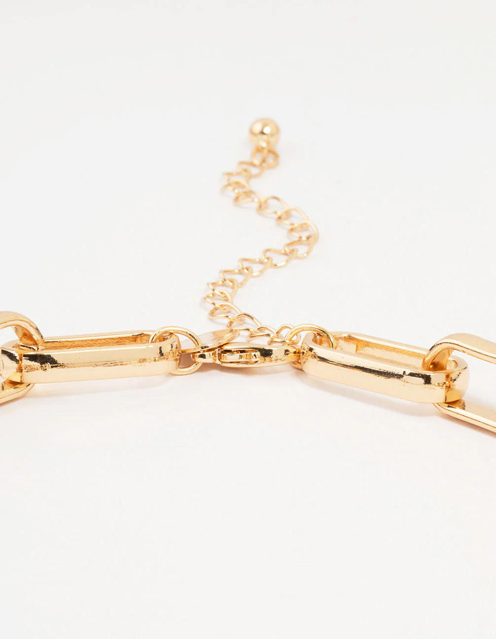 Gold Bold Round Chunky Chain Necklace - Image 5