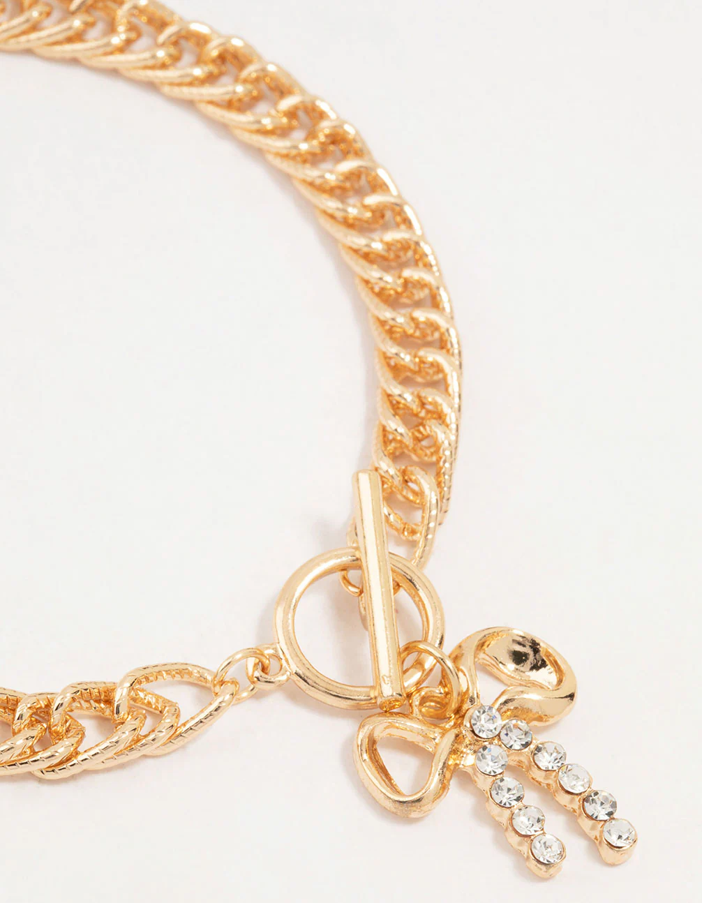 Gold Bow Charm T&O Bracelet - Image 2