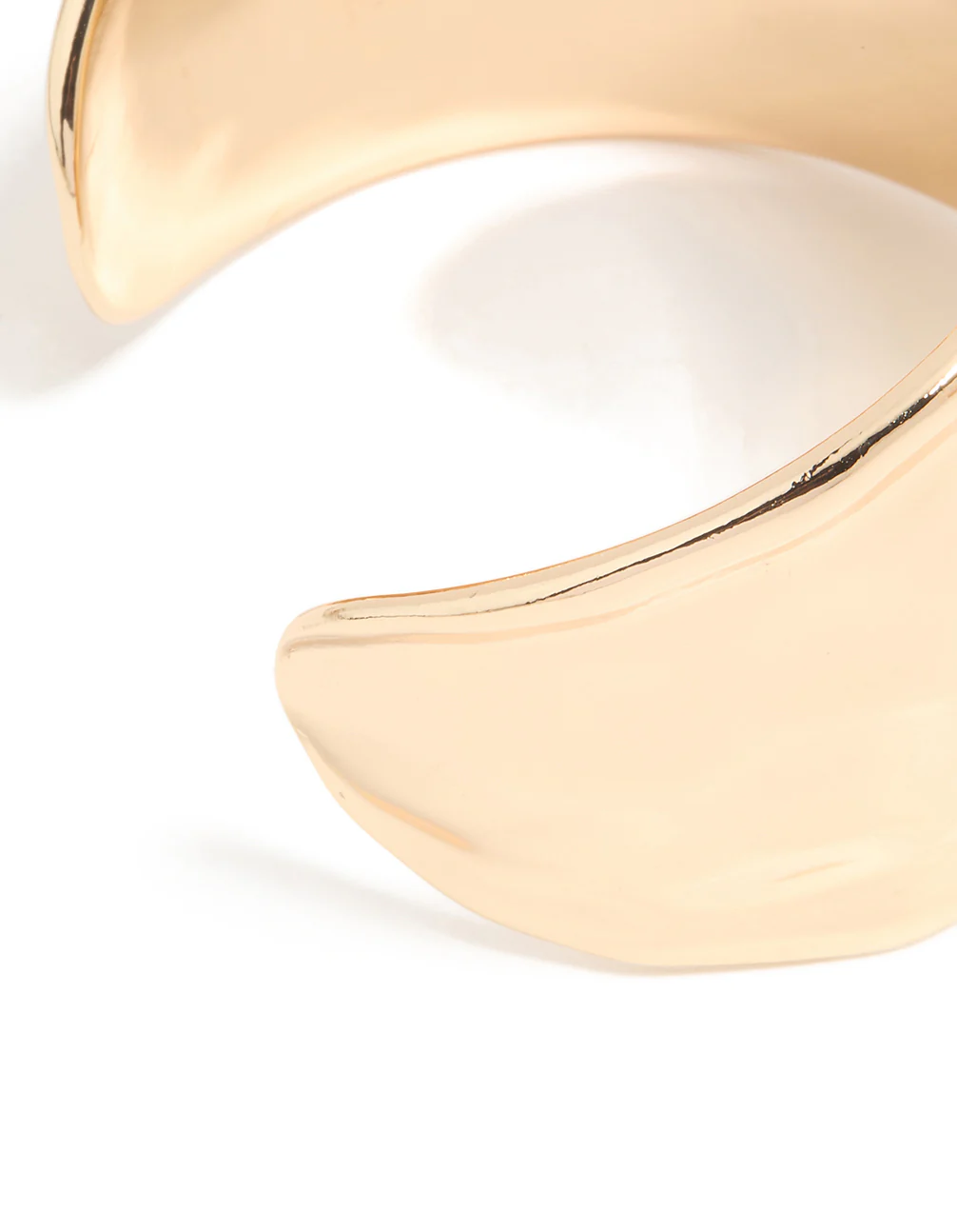 Gold Brown Stone Large Statement Wrist Cuff - Image 5