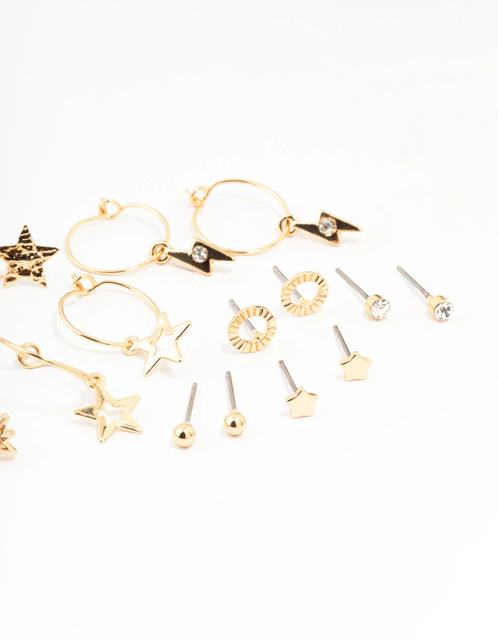 Gold Celestial Cross Earrings 12-Pack - Image 3