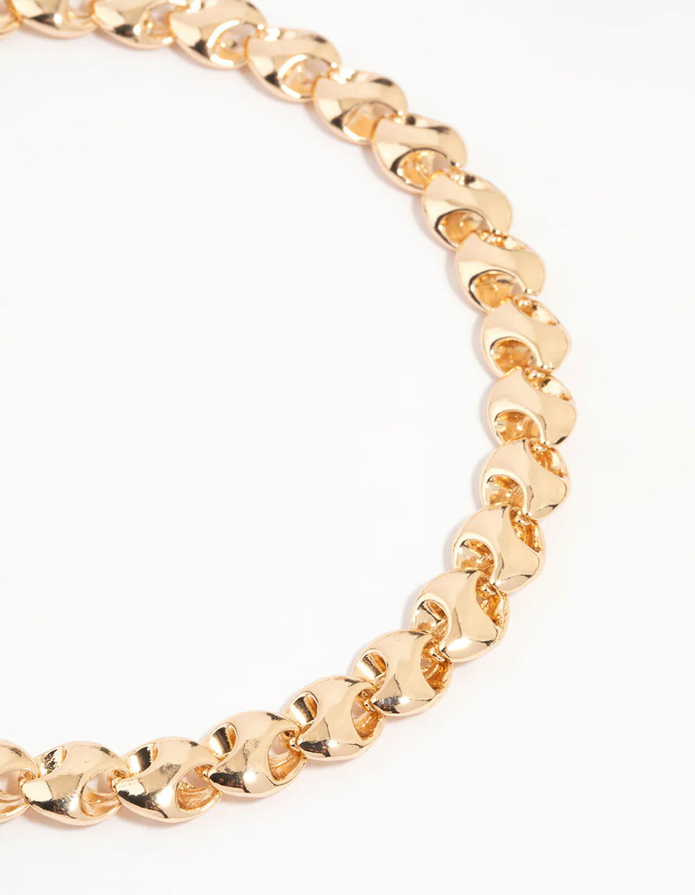 Gold Chain Choker Necklace - Image 2