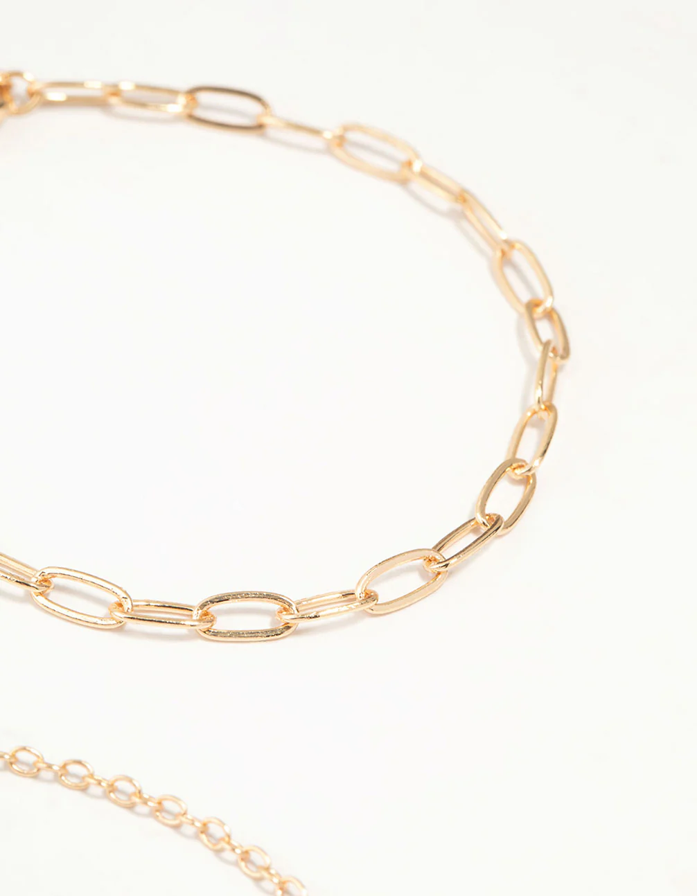 Gold Chain Diamante Butterfly Bracelets 3-Pack - Image 3