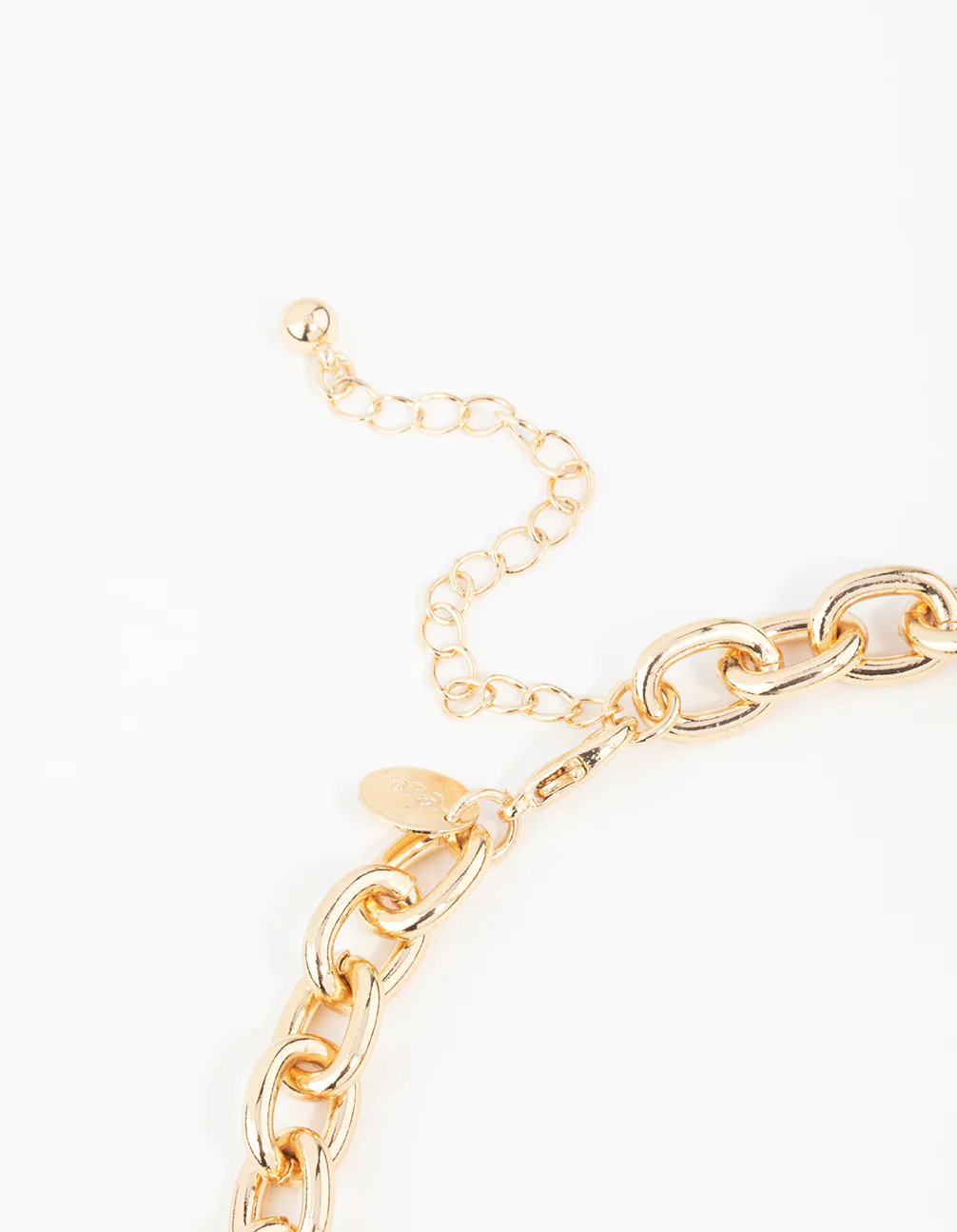 Gold Chain Stone Necklace - Image 5