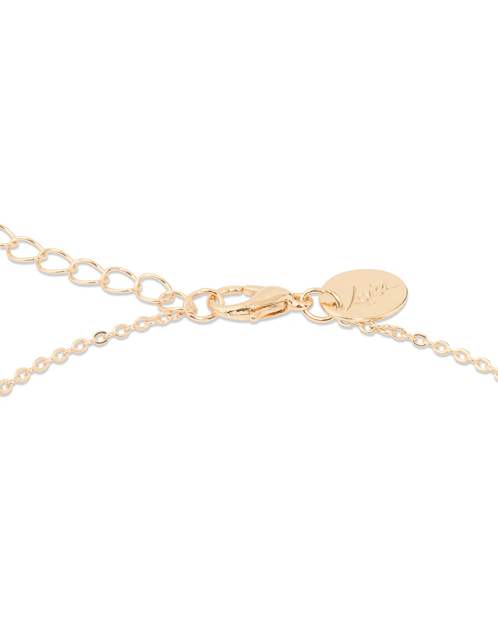 Gold Cubic Zirconia Moon Bezel Waist Chain - Image 3