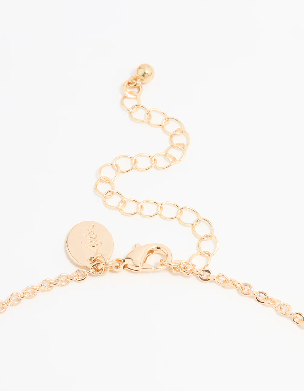 Gold Cubic Zirconia Vine Y-Necklace - Image 5