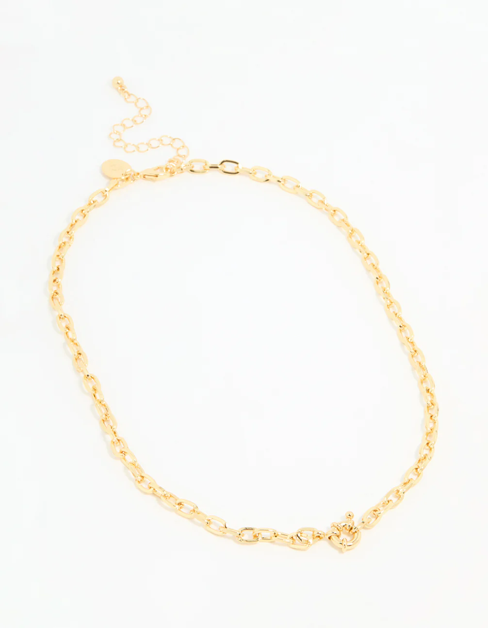 Gold Plated Dainty Chain Necklace - Image 4