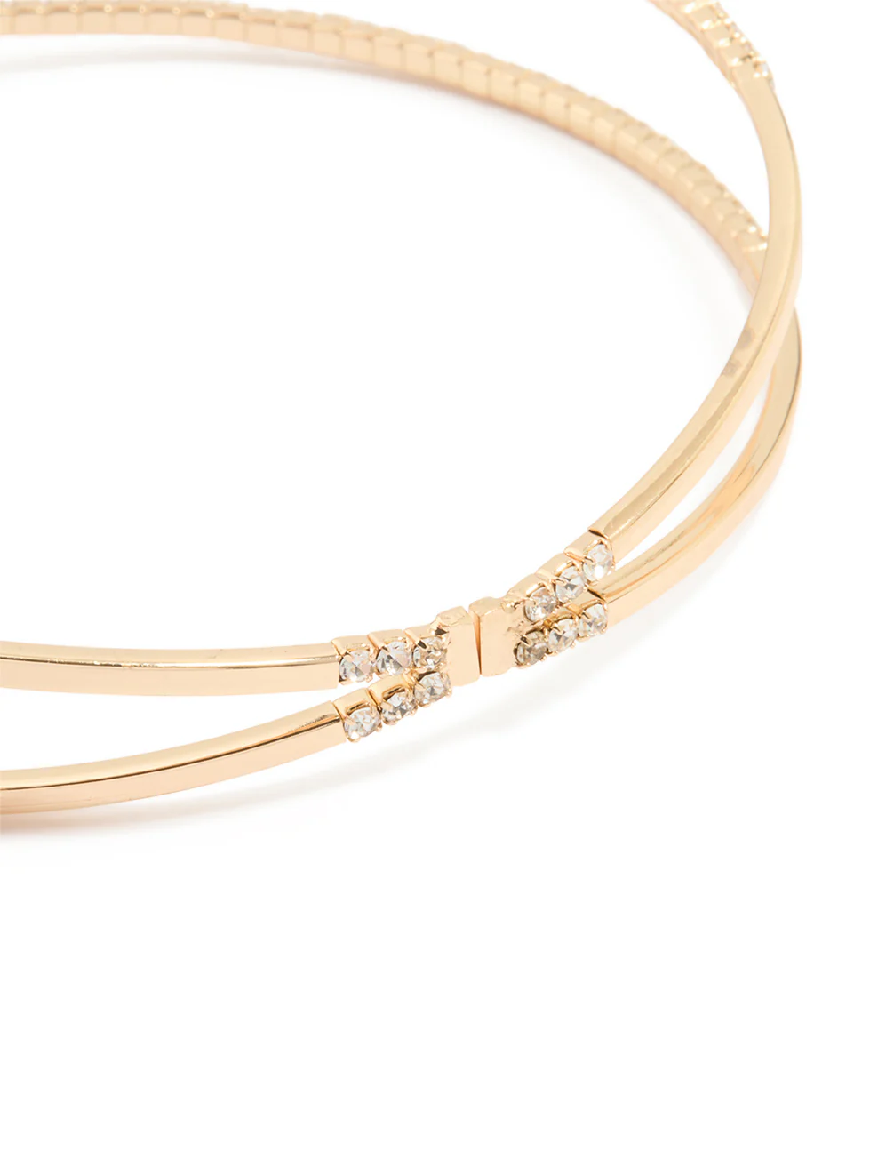 Gold Diamante Arm Cuff - Image 3