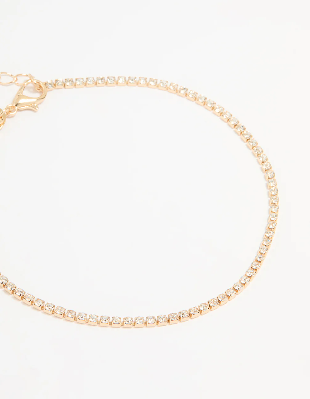 Gold Diamante & Ball Anklets 2-Pack - Image 3