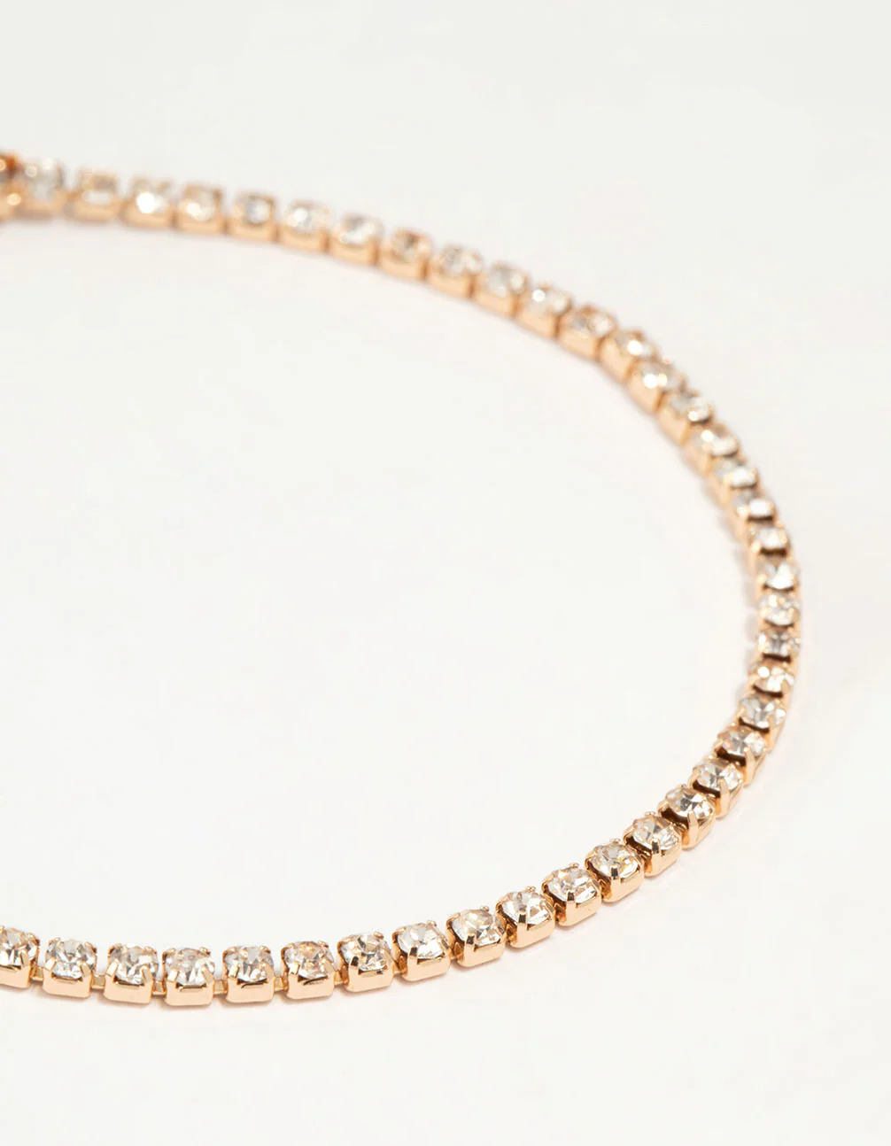 Gold Diamante Chain & Heart Bracelets 2-Pack - Image 3