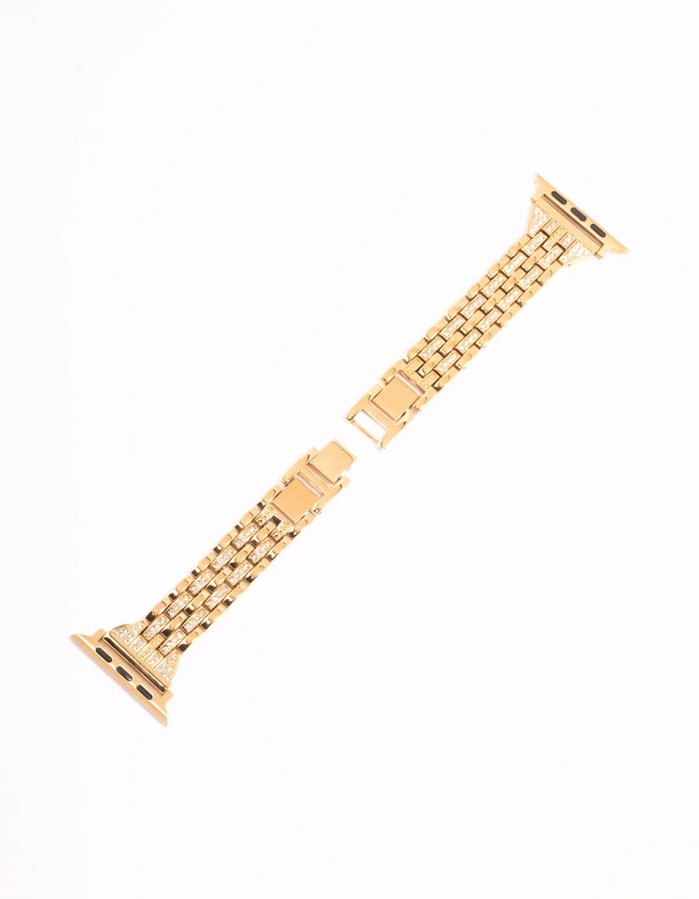 Gold & Diamante Chain Watch Strap 42/44/45 - Image 3