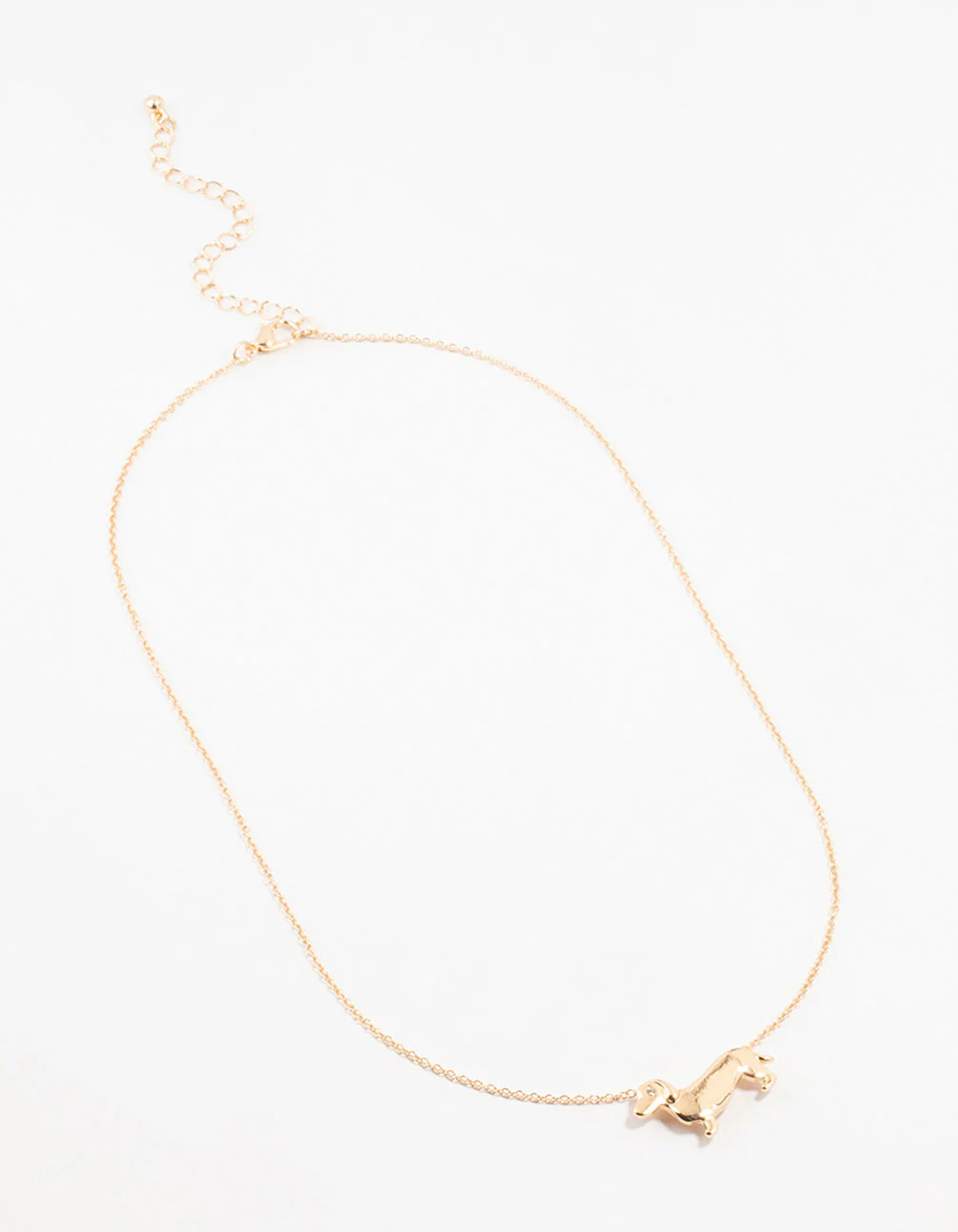 Gold Diamante Dachshund Necklace - Image 2