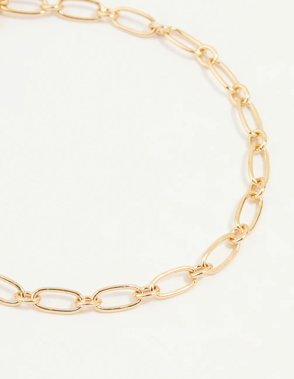 Gold Diamante Mixed Chain Heart Bracelets 3-Pack - Image 2