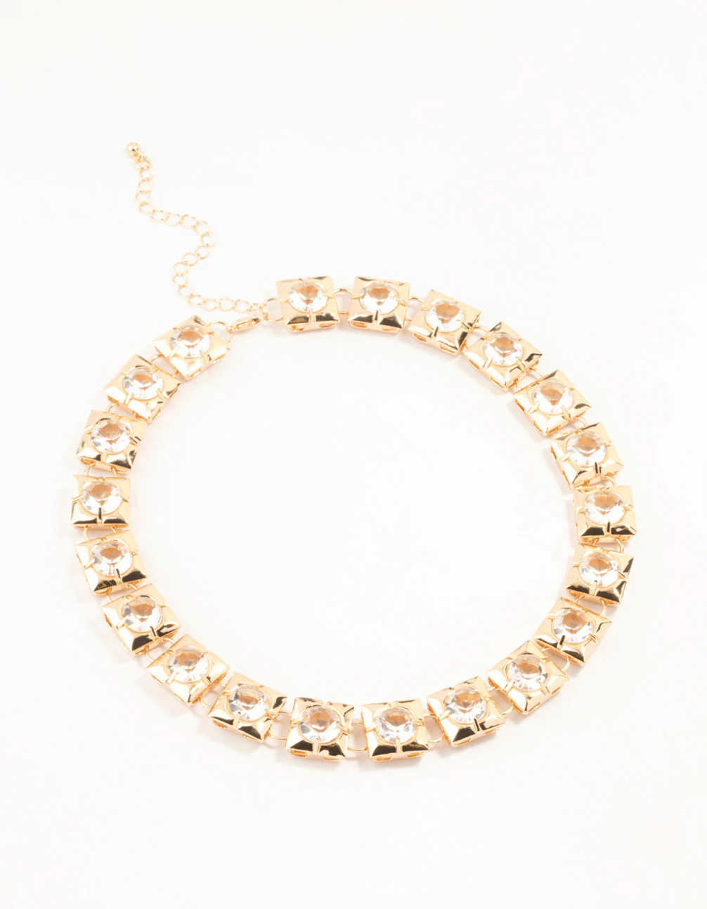Gold Diamante Necklace - Image 2