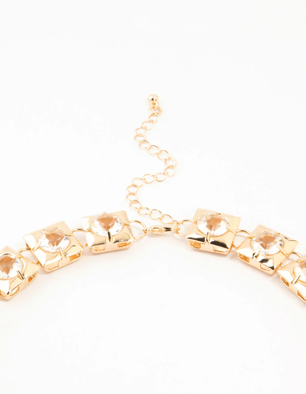 Gold Diamante Necklace - Image 5