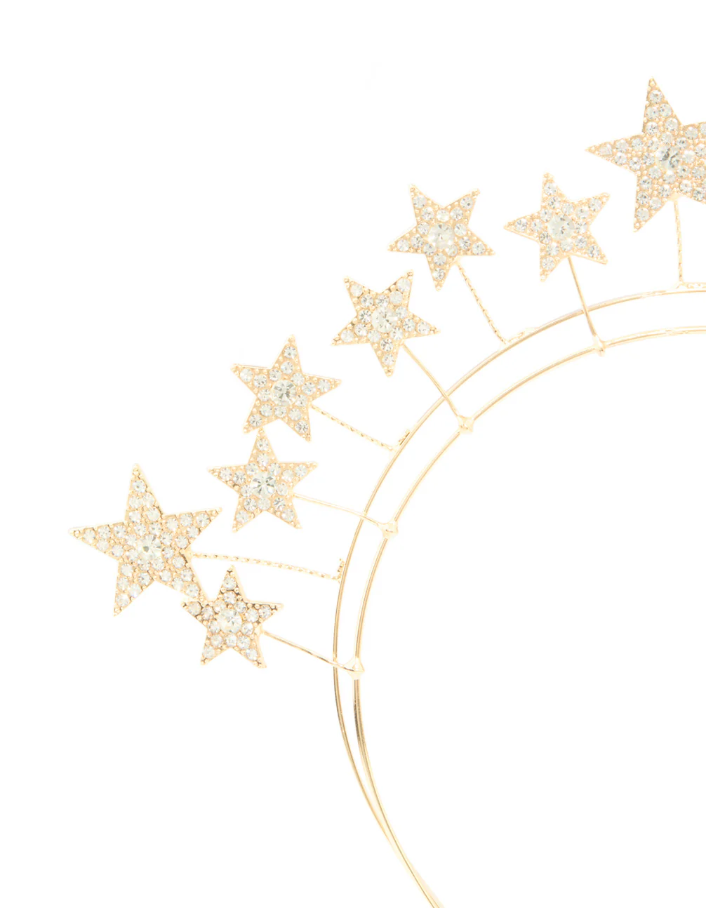 Gold Diamante Star Headband - Image 2