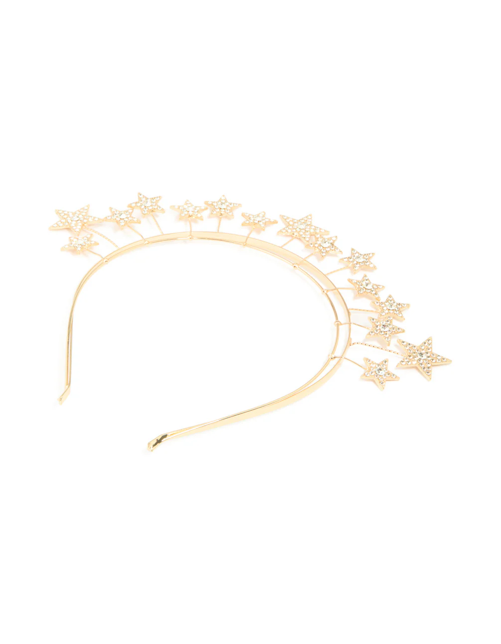 Gold Diamante Star Headband - Image 3